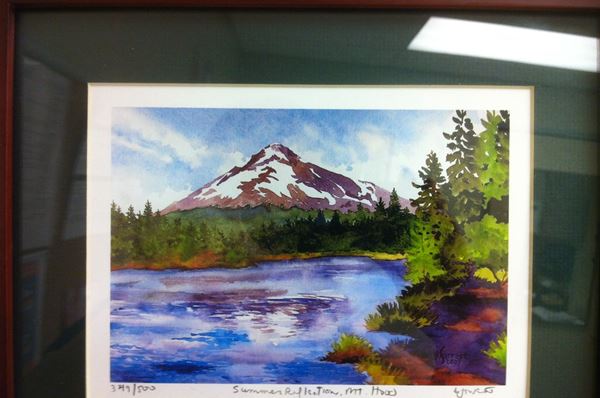 pretty watercolor at doctor